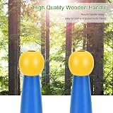OTraki 2 Pack Kids Jump Rope 6.56ft Adjustable Wooden Handles 5+ Years view 3