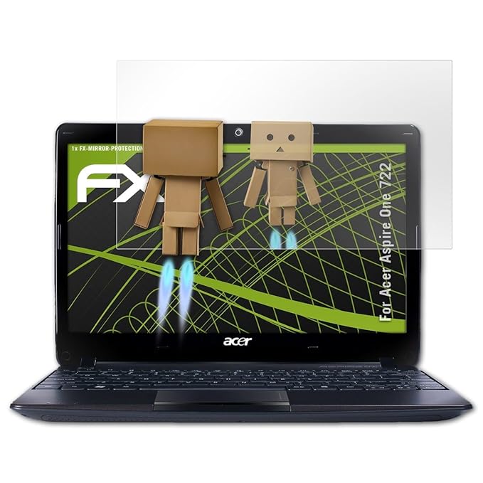 atFolix Displayfolie für Acer Aspire One 722 Spiegelfolie, Spiegeleffekt FX Schutzfolie