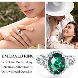 AGRULE Big Statement Cocktail Ring for Men Women