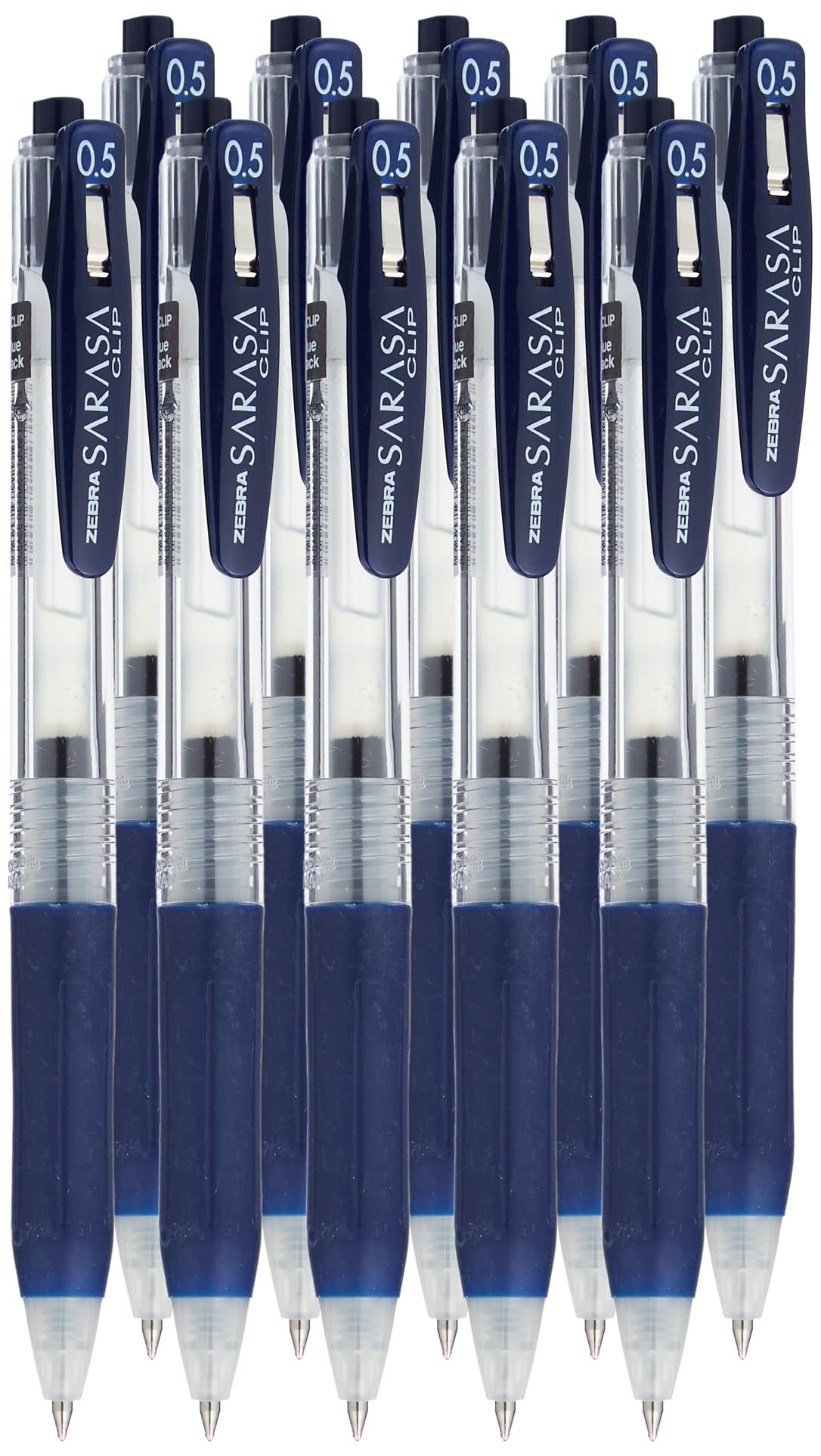 Photo 1 of 10 The Zebra Sarasa Clip 0.5 mm Blue Black (Japan Import) by Zebra