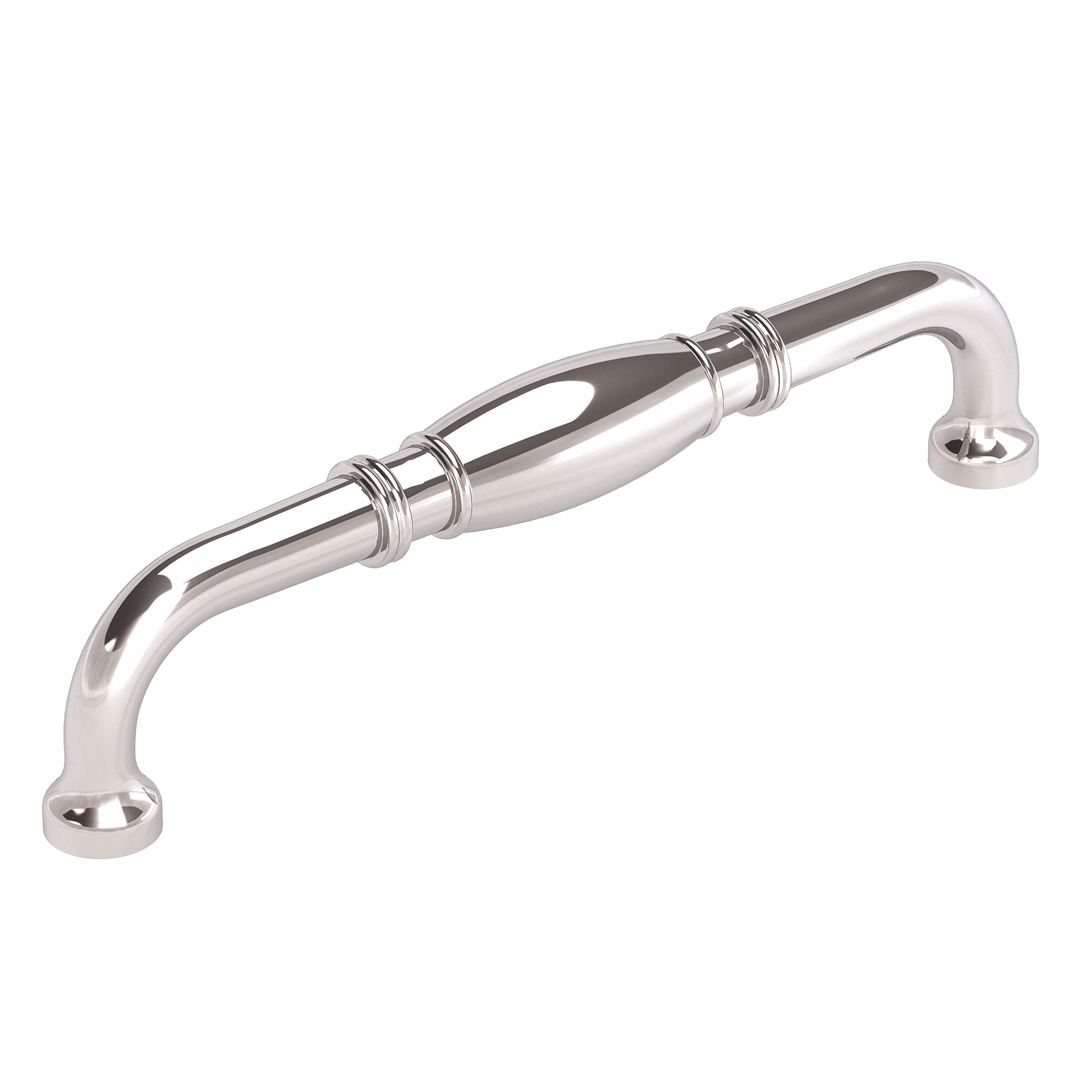 Photo 1 of Amerock | Cabinet Pull | Polished Chrome | 6-5/16 inch (160 mm) Center-to-Center | Granby | 1 Pack | Drawer Pull | Drawer Handle | Cabinet Hardware