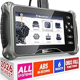 2026 BOSSOMM IF745 Full System OBD2 Scanner Code Reader | Diagnostic Tool for 6 Resets (Oil/EPB/SAS/Throttle/Battery/ABS Bleed), Auto VIN, Lifetime Free Update.New‑Improved