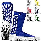 Lux Dual Grip Socks - Soccer Grip Socks for Men and Women. GripArray Performance & Comfort