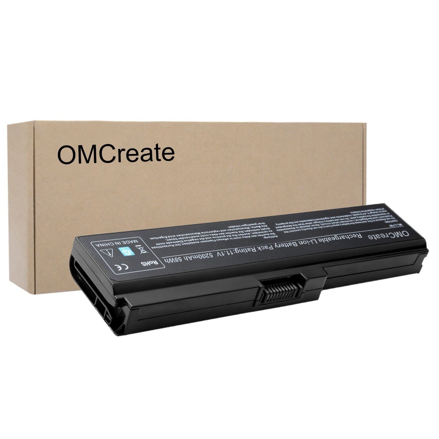 OMCreate Battery Compatible with Toshiba PA3817U-1BRS PA3819U-1BRS Toshiba  Satellite C655 L600 L675 L675D L700 L745 L750 L750D L755 L755D M640 M645  P745 ...