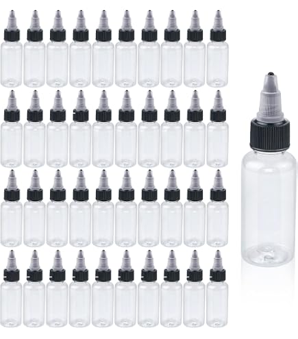 Caribbean Coastal Delights – 5 Runde Plastikflaschen 57 Ml, BPA-frei Mit Drehverschluss Für Öle & DIY-Mischungen