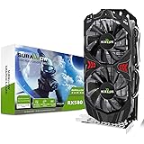 SURALLOW RX 580 8GB Graphics Card, 2048SP,GDDR5,256 Bit Graphics Card for Gaming PC,PCIE 3.0,Twin Freeze Fans Computer Video
