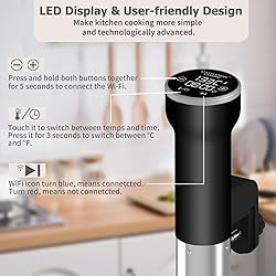 Sous Vide Cooker WiFi, Immersion Circulator for