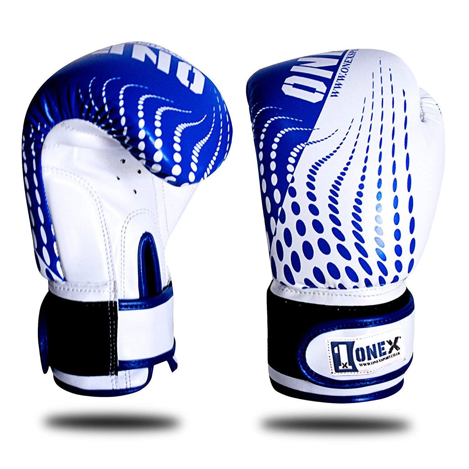 Set De Boxe Enfant ONEX - Gants 6oz + Pattes D'Ours + Sac De Frappe - Cuir Synthétique - MMA, Kickboxing - 4-13 Ans