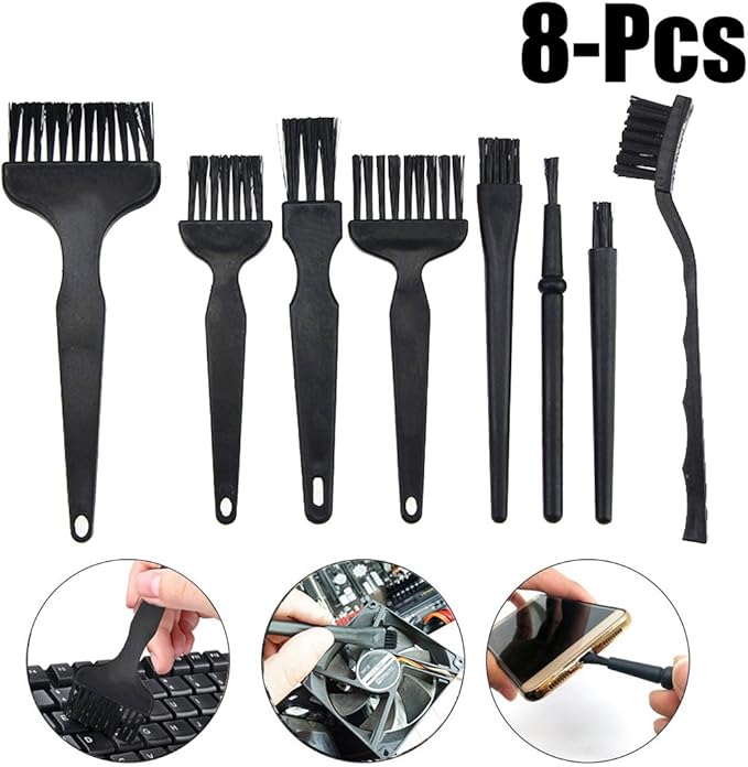Bangcool 8PCS Cepillos de teclado profesional