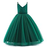 Nileafes Flower Girls Sleeveless Maxi Dress