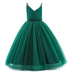 Nileafes Flower Girls Sleeveless Maxi Dress