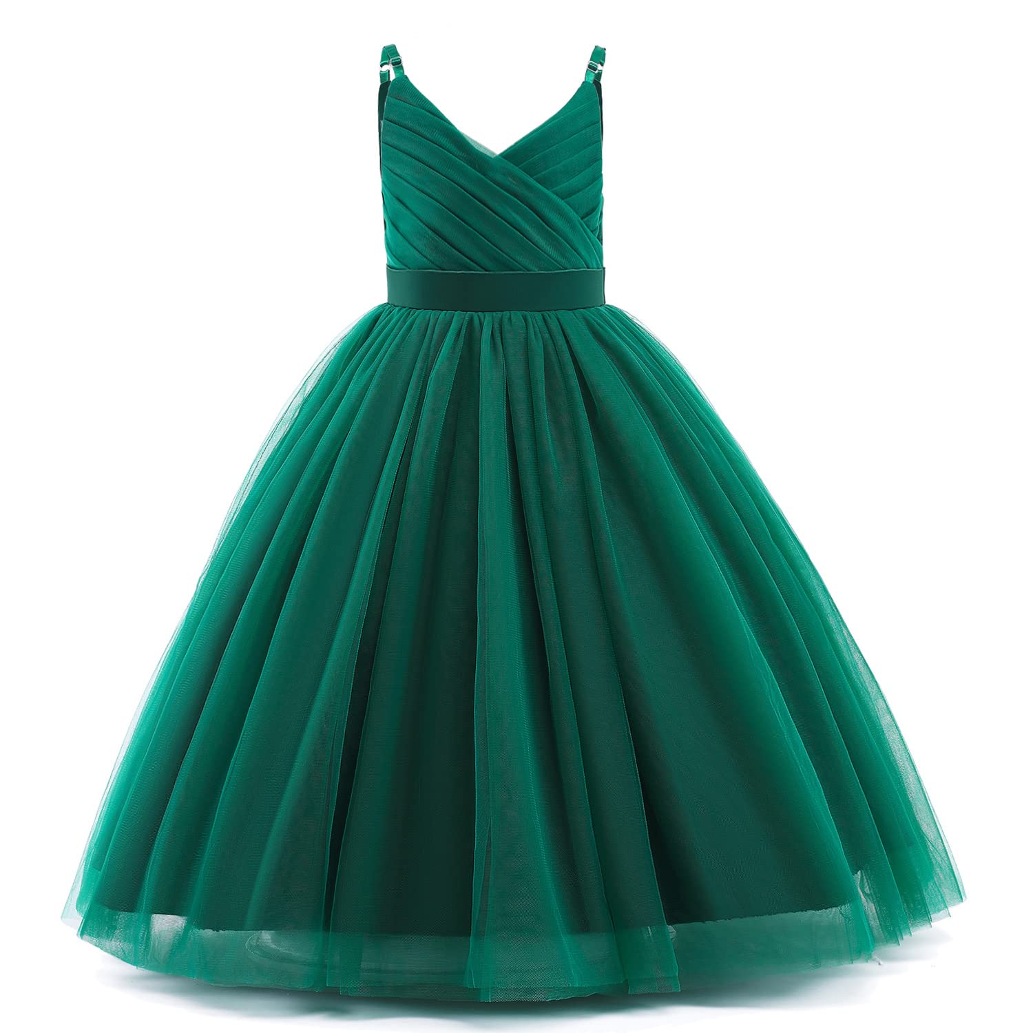Nileafes Flower Girls Sleeveless Maxi Dress