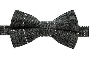 Spring Notion Boys' Glen Plaid Cotton Bow Tie