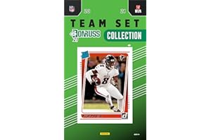 Atlanta Falcons 2021 Donruss Factory Sealed Team Set with a Rated Rookie Card of Kyle Pitts #260