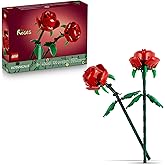 LEGO Roses - Building Toy for Kids, Girls & Boys, Ages 8+ - Artificial, Fake Roses for Home Decor & Display - Gift Idea for P