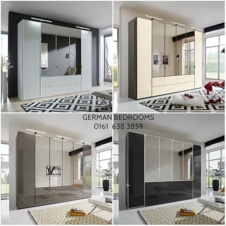 German Bedrooms Wiemann Eastside Luxury Combi German Wardrobe 50cm