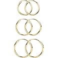 MILACOLATO Hypoallergenic Flat Back Earrings Gold Cartilage Earring Sets For Multiple Piercing 20g Surgical Stainless Steel Earrings For Women Earring Stacks Small Hoop Flatback Stud Earrings P 68361499