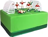 Anniversary House Football Cake Topper Set 9pcs 7 Players 2 Goals UK Designed view 7