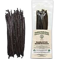 25 Large Vanilla Beans For Making Vanilla Extract Grade A - NON-GMO Fresh Vanilla Bean pods, 6-8" Inches, Plump, baking.