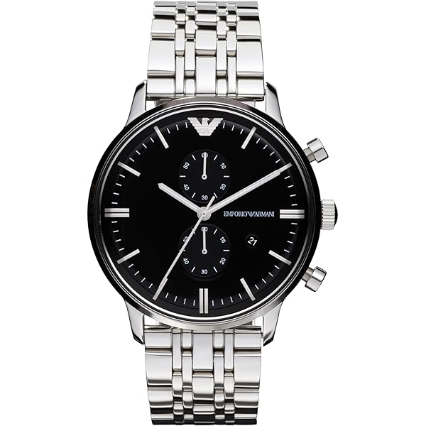 Amazon.com: Emporio Armani Hombres Cuarzo Acero Inoxidable Gris