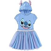 Disney Lilo & Stitch Girls Cosplay Hooded with Ears Tulle Dress for Big Kids