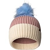 Britt's Knits Kid’s Wonderland Pom Pom Winter Hat Super Soft Stretchy Beanie Puff Pom Hat for Kids Boys & Girls