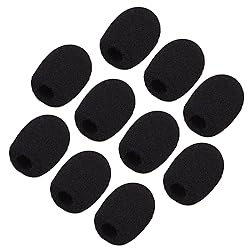 Sunmns 10 Pack Mini Small Size Lapel Headset