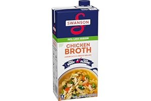 SWANSON S Natural Goodness Lower Sodium Chicken Broth, 32 oz Carton