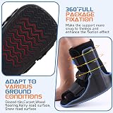 GHORTHOUD Inflatable Walking Boot Air Cam Walker Fracture Boot Black L view 6