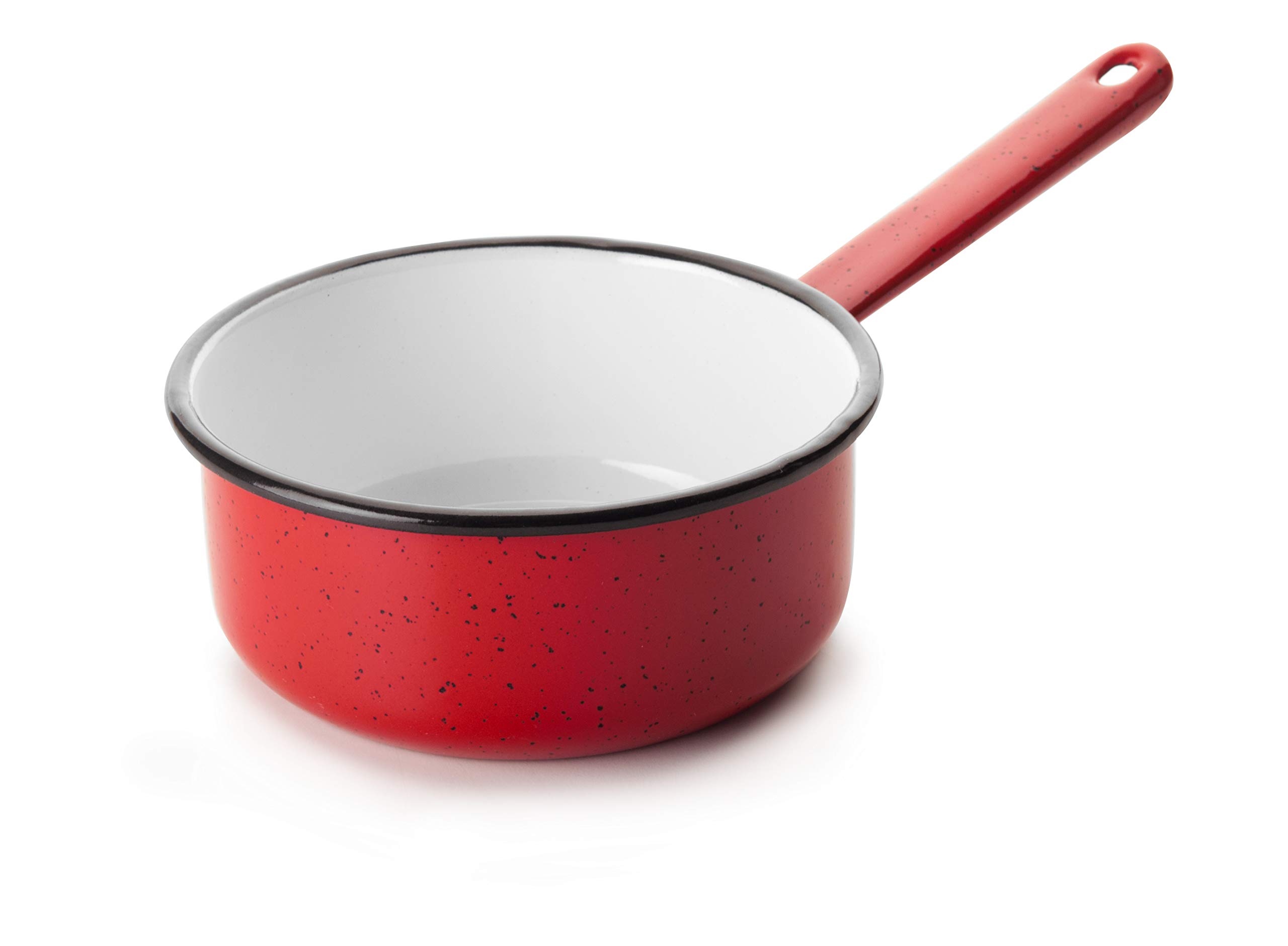 IBILI Promo Extra Saucepan, 14 cm, Enamelled Steel, Suitable for Induction Hobs