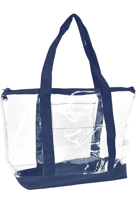 Durchsichtige Tasche – Stadiontauglich, Aus PVC, Mit Verstellbarem Riemen (30x30x13 Cm)