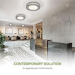 ASD 18 Inch LED Flush Mount Ceiling Light - Modern