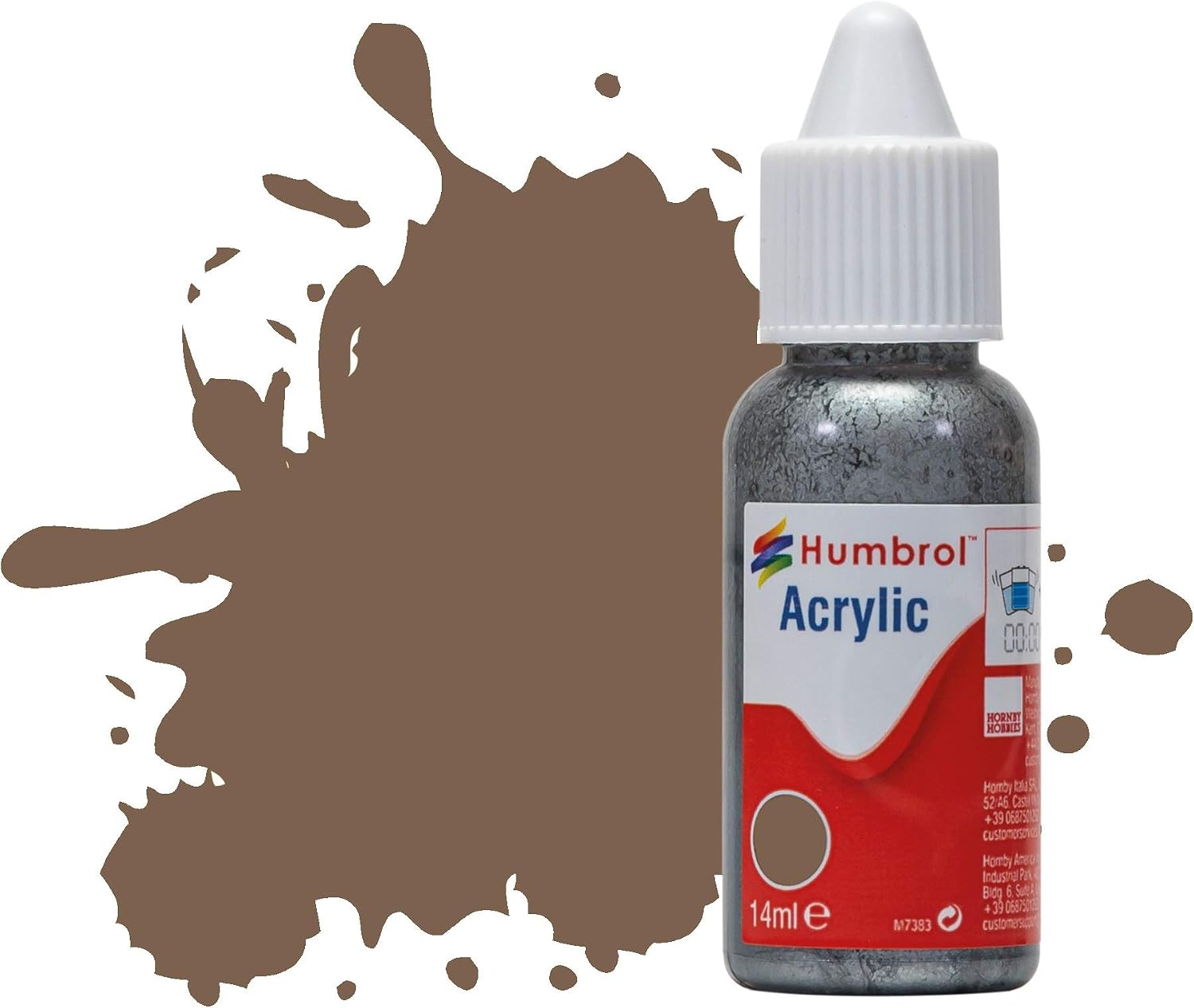 Humbrol No.29 Dark Earth - Matt Acrylic Paint 14ml DB0029, 14 ml (Pack of 1)