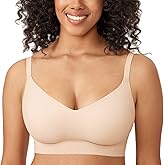 MELIWOO Women's Wireless Bras Comfortable Bralette No Underwire Seamless Bra Invisible Padded Support Smoothing