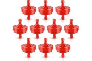 AUTOKAY Lawn Mower 1/4" Inline Gas Fuel Filter Replacement for 298090 298090S Toro 42-5240 56-6360 John Deere AM107314 LG2980