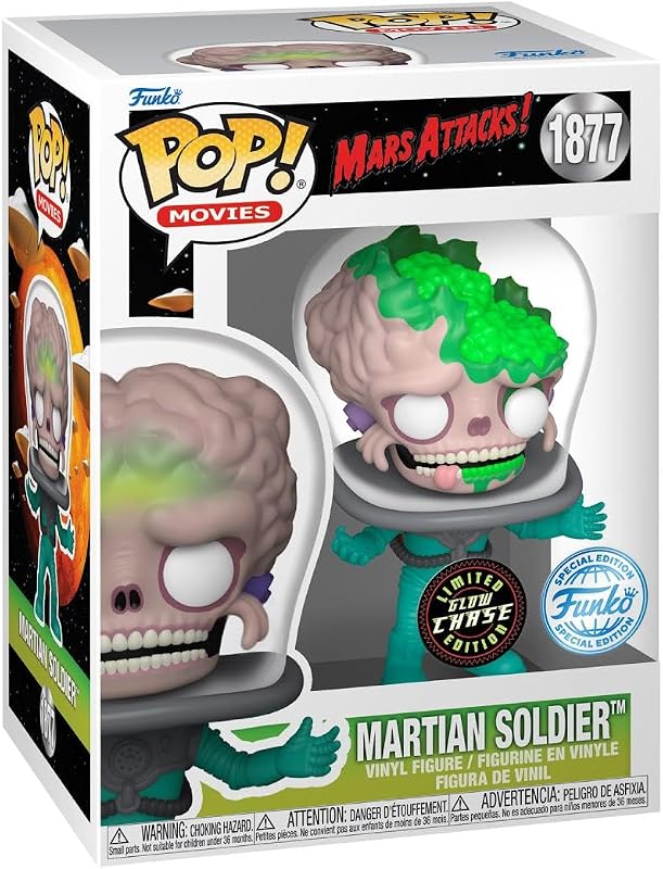 Pop! Movies: Mars Attacks - Alien Soldier (1 in 6 Chase Chance)