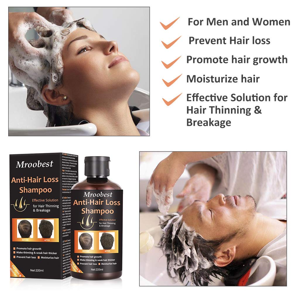 Hair Thickening Shampoo, Hair Growth Shampoo, Hair Loss Shampoo, Hair Loss Treatment, Hair Thinning Shampoo, Natural & Organic Herb Shampoo for Hair Regrowth Faster/Prevent Thinning Hair Loss: Beauty