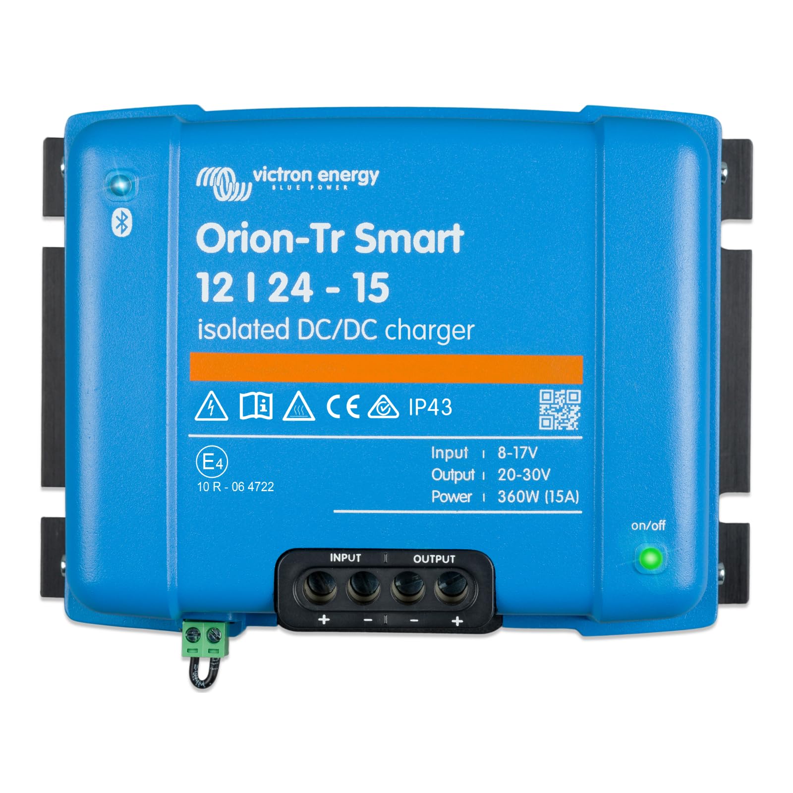 Victron Energy Orion-Tr Smart DC to DC Charger (Bluetooth) - 12/24-Volt 15 amp 360-Watt - Battery Charger for Dual Battery Systems - Isolated