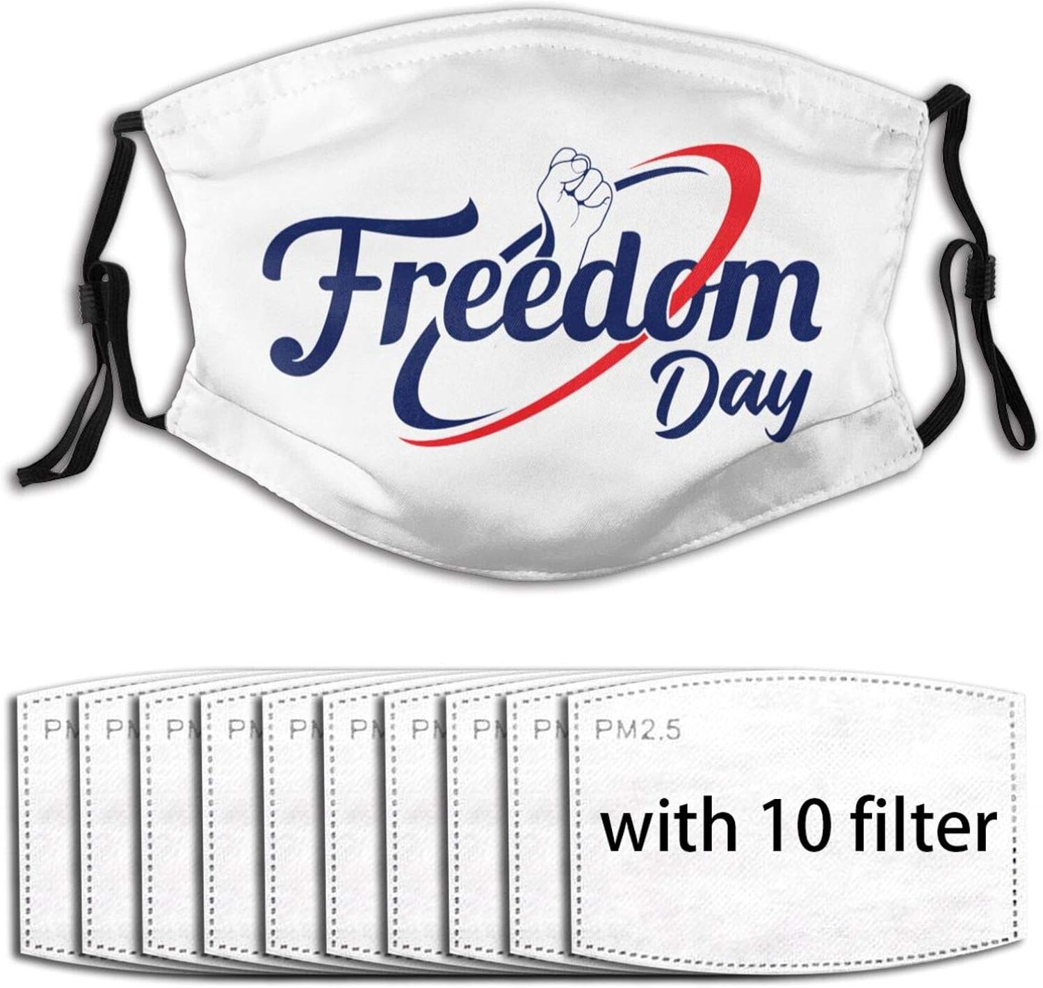Freedom Day Women's Man Face Mask Dust Mask Reusable Adult Mask at