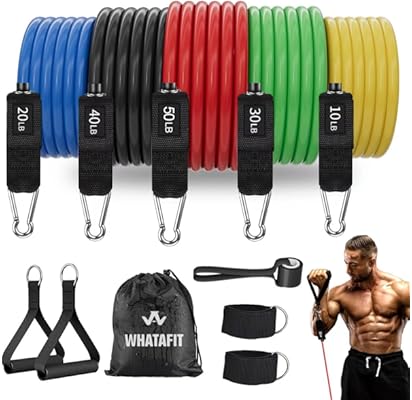 WHATAFIT Resistance Bands 5-Set 1