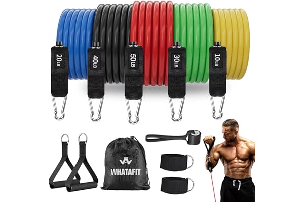 WHATAFIT Resistance Bands 5-Set 1
