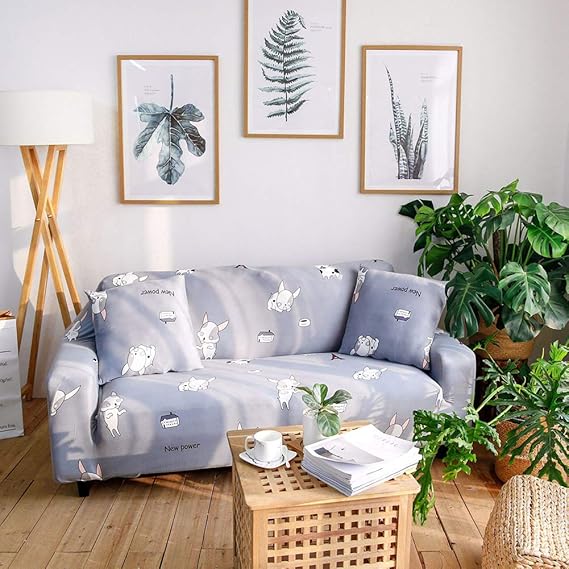 Amazon.de: Gedruckt Strecken Sofabezug Sofaüberwürfe, Anti-Slip Sofa