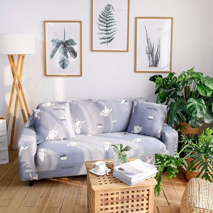 Amazon.de: Gedruckt Strecken Sofabezug Sofaüberwürfe, Anti-Slip Sofa