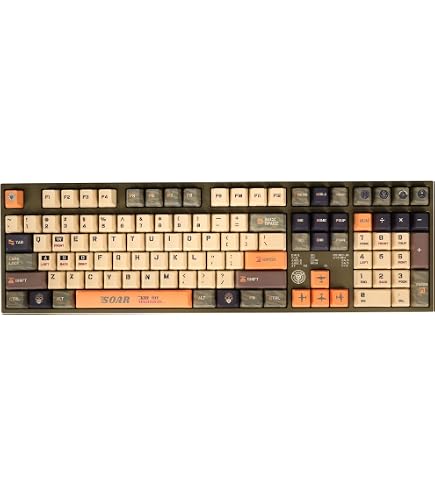Amazon.com: Varmilo Sword 2-87 Flying Tigers White LED TKL