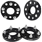 EZISOE 15mm 5x4.5 Hub Centric Wheel Spacers with 12x1.5 Studs, 5x114.3 Forged Wheel spacers for Accord Civic CRV RSX TLX CDX CSX ILX TSX 64.1mm