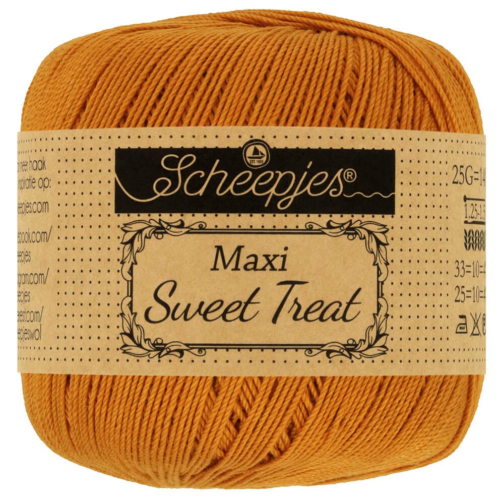 Scheepjes - Scheepjes Maxi Sweet Treat 383 Ginger Gold Yarn - 1x25g — image 1
