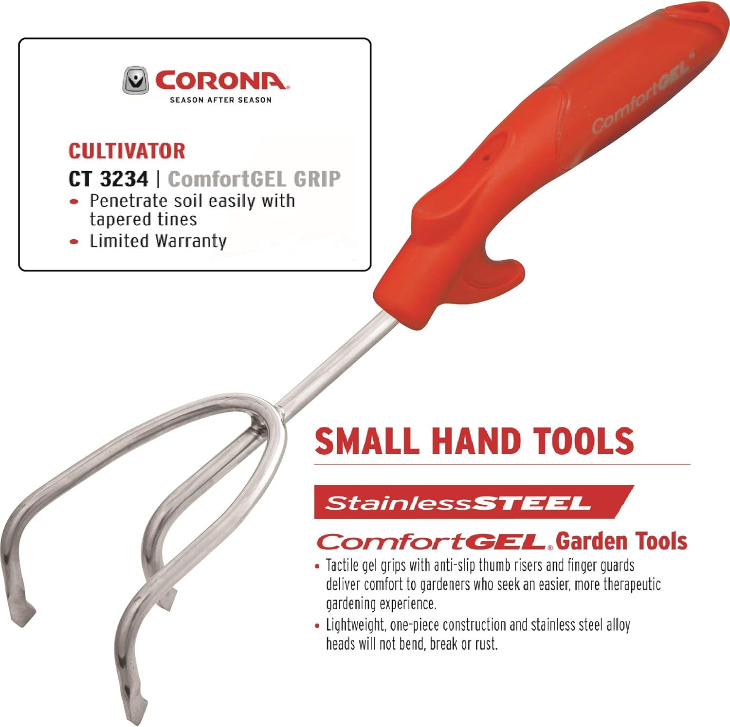 Corona CT 3234 ComfortGEL Cultivator : Garden & Outdoor