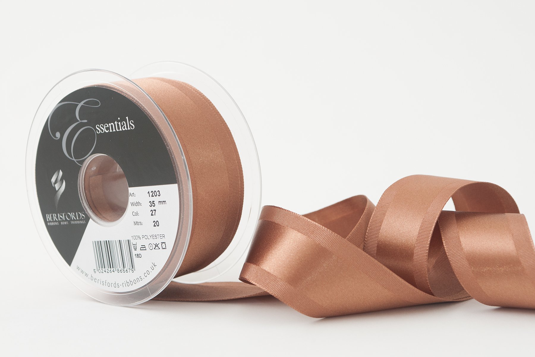 Berisfords Ribbon, Copper, 35 mm