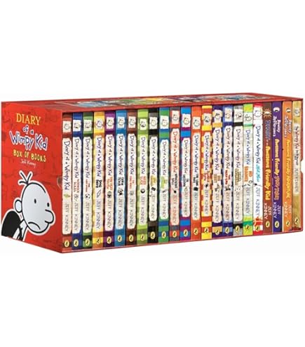 A Library of a Wimpy Kid 1-22 Boxed Set for Kids,22 Books Complete