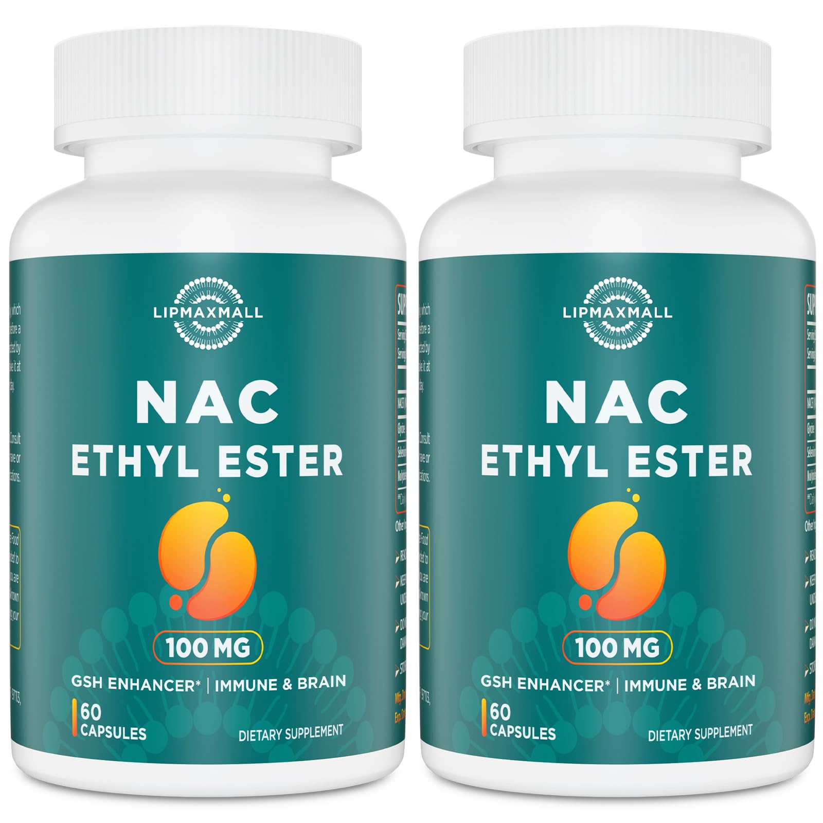 lipmaxmall N-Acetyl Cysteine Ethyl Ester 100mg-More